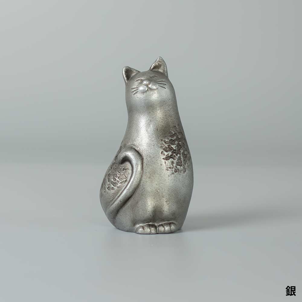 ネコのお香立