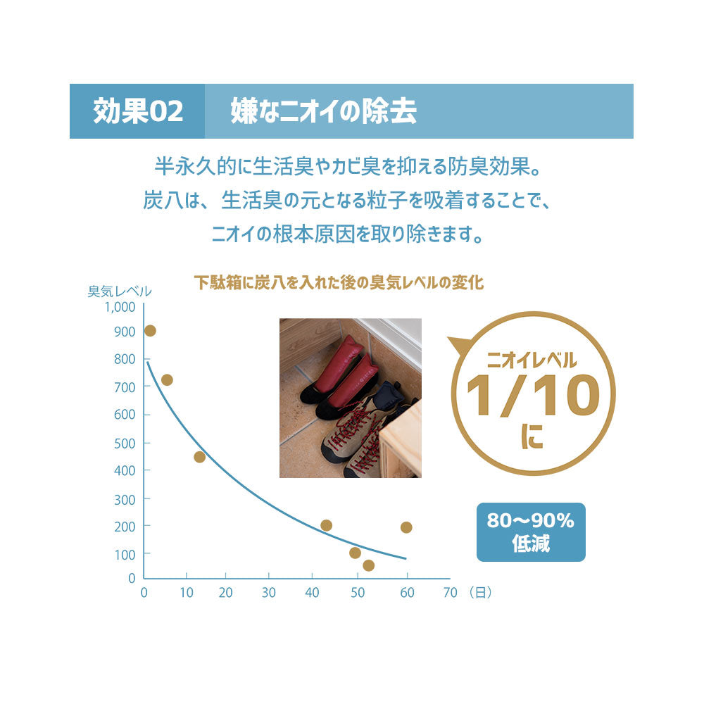 炭八 2重袋のスマート小袋 1個