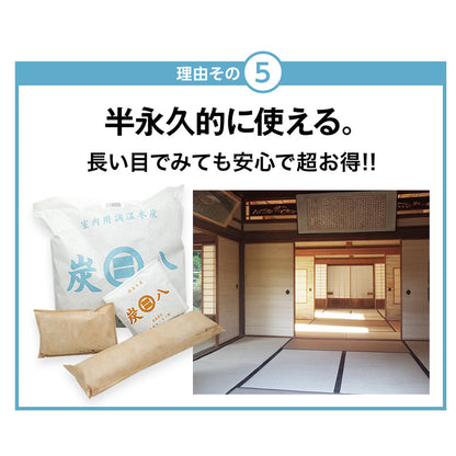 炭八 室内用 大袋 12L 1個