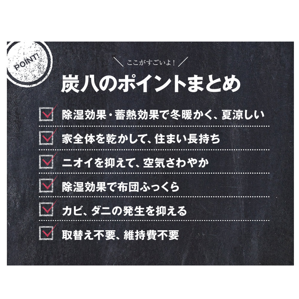 クローゼットを整える「炭と暮らしのセット」