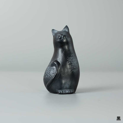 ネコのお香立