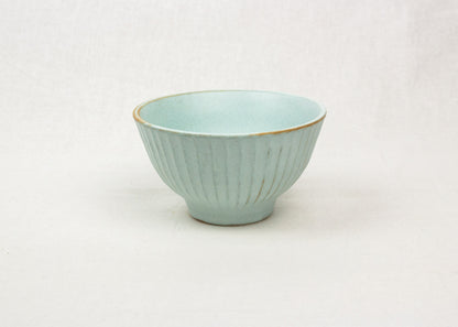 しのぎの茶碗